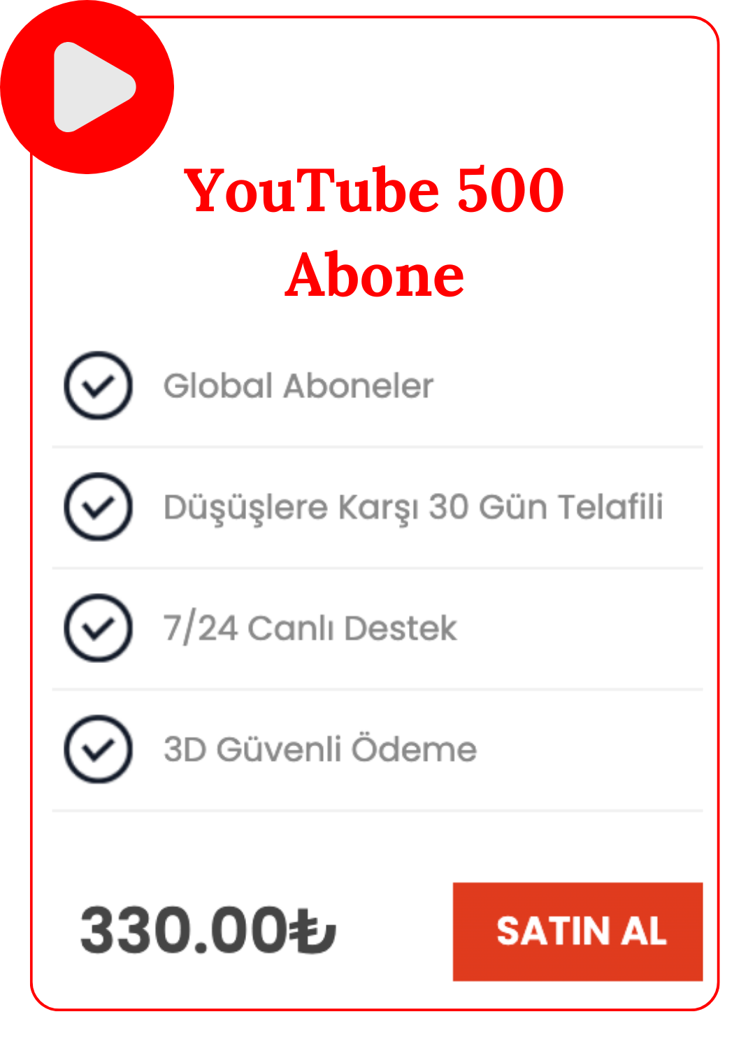 Youtube 500 Abone