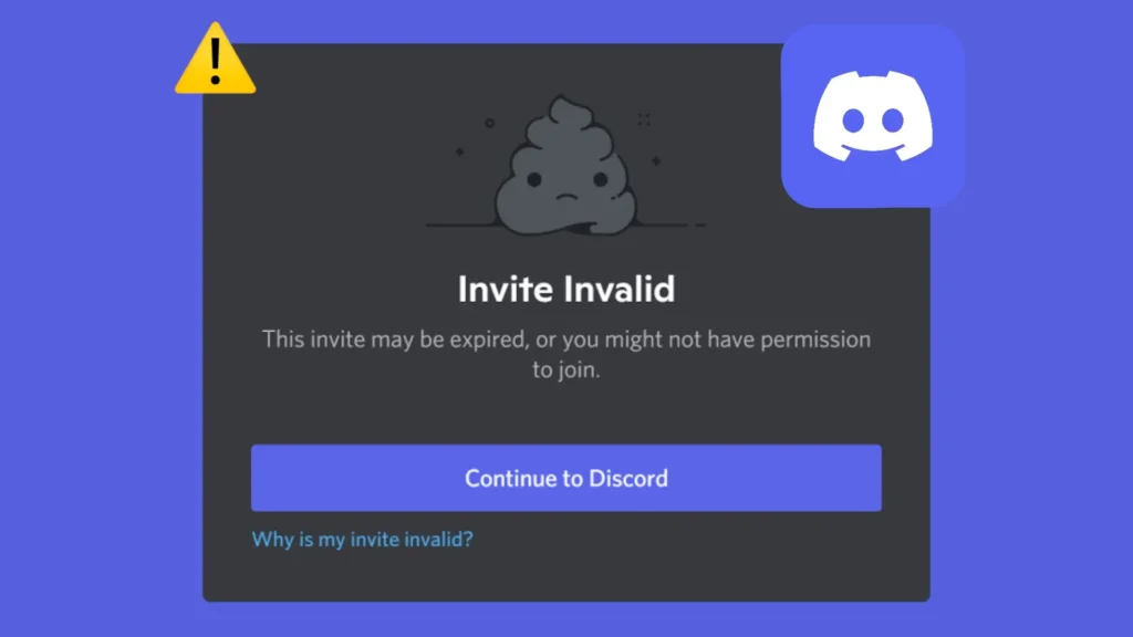 Discord Geçersiz Davet Hatasının Nedenleri