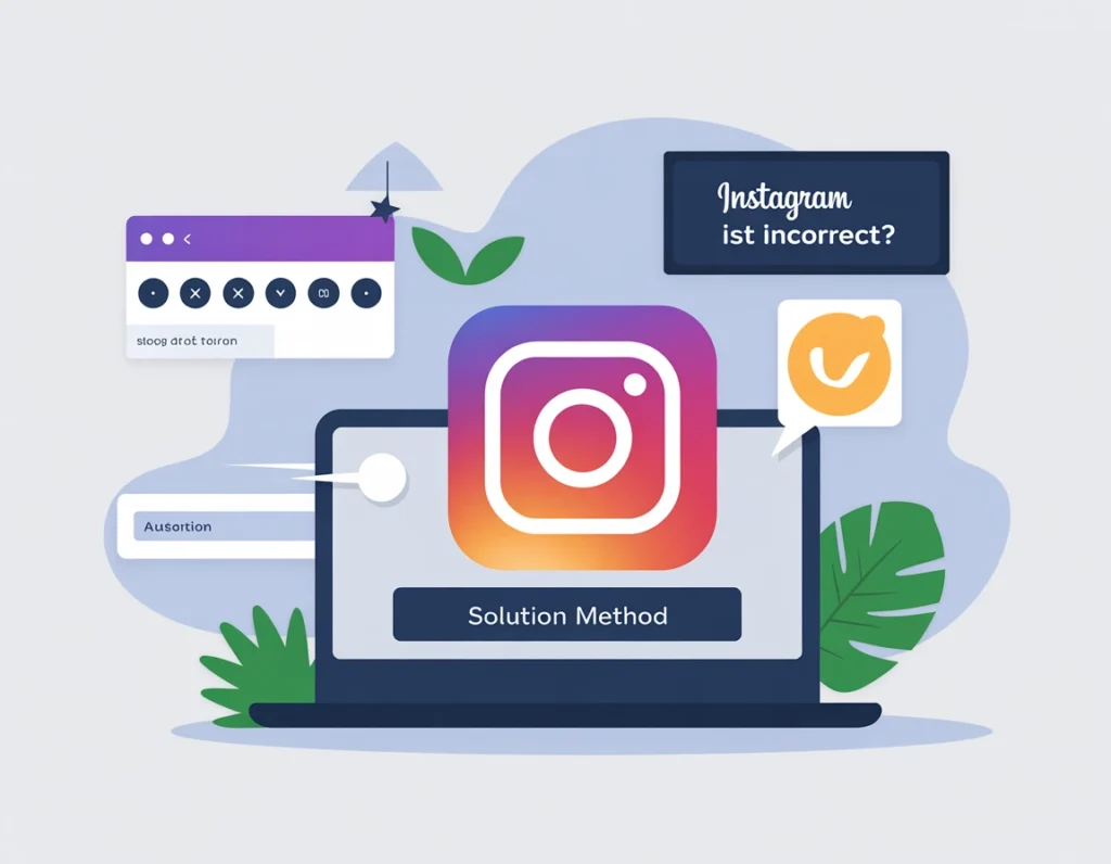 Instagram Şifre Doğru Ama Yanlış Diyor, Ne Yapmalıyım Sorunu Çözüm Yöntemleri
