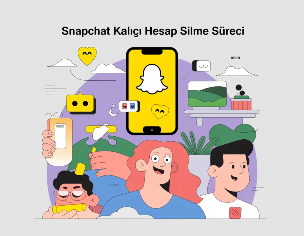 Snapchat Kalıcı Hesap Silme Süreci