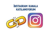 instagram kanala katılamıyorum