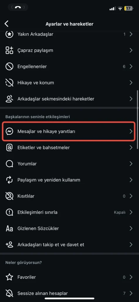 instagram goruldu okundu bilgisi herkese nasil kapatilir