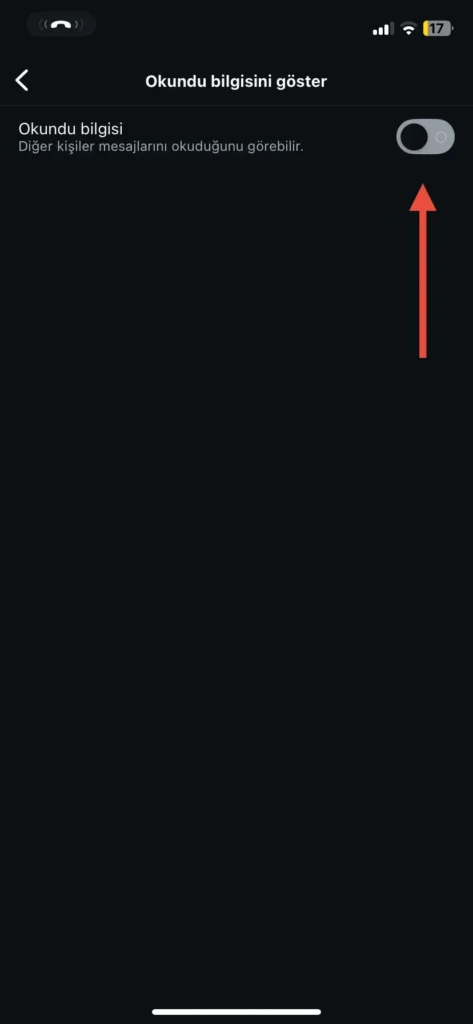 instagram goruldu okundu bilgisi herkese nasil kapatilir